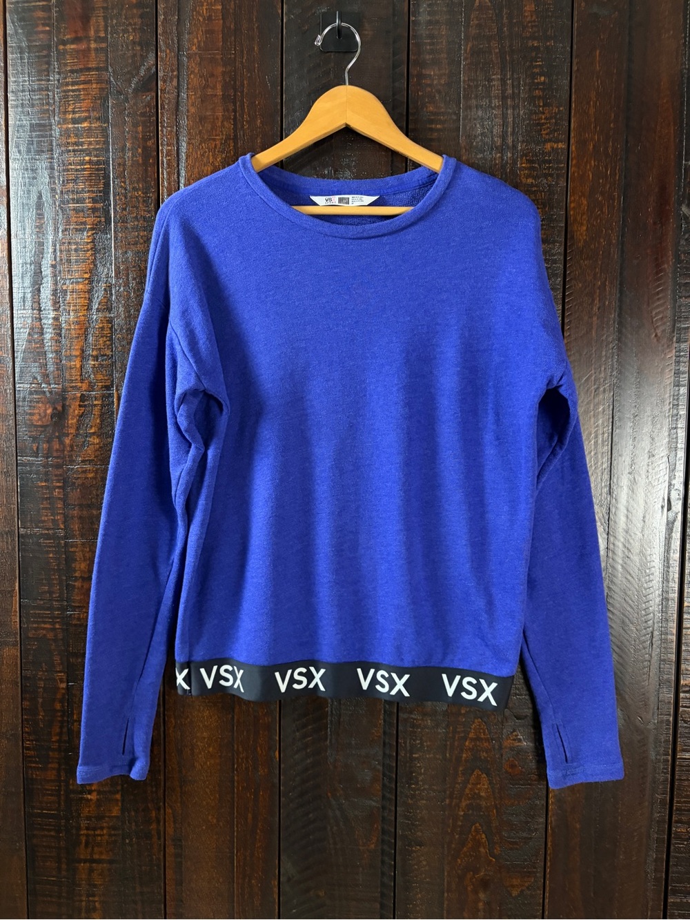 VSX Blue Violet Long-Sleeve Running Sweater Top